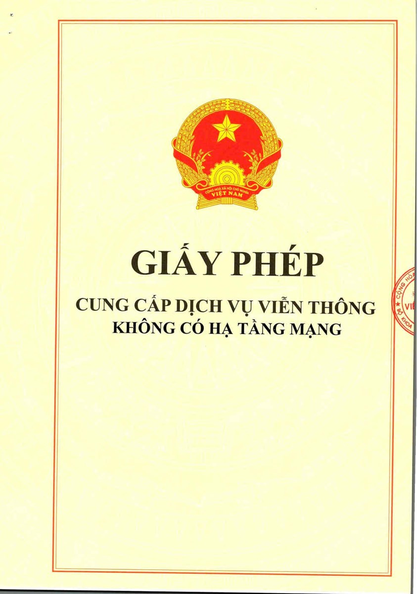 IRIS CẬP NHẬT GIẤY PHÉP CUNG CẤP DỊCH VỤ VIỄN THÔNG KHÔNG CÓ HẠ TẦNG MẠNG
